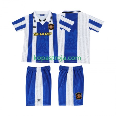 Billiga Fotbollströjor Manchester United Retro Barn Tredje tröja 1994 1996 Kortärmad